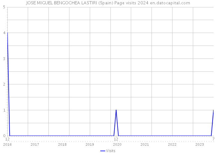 JOSE MIGUEL BENGOCHEA LASTIRI (Spain) Page visits 2024 