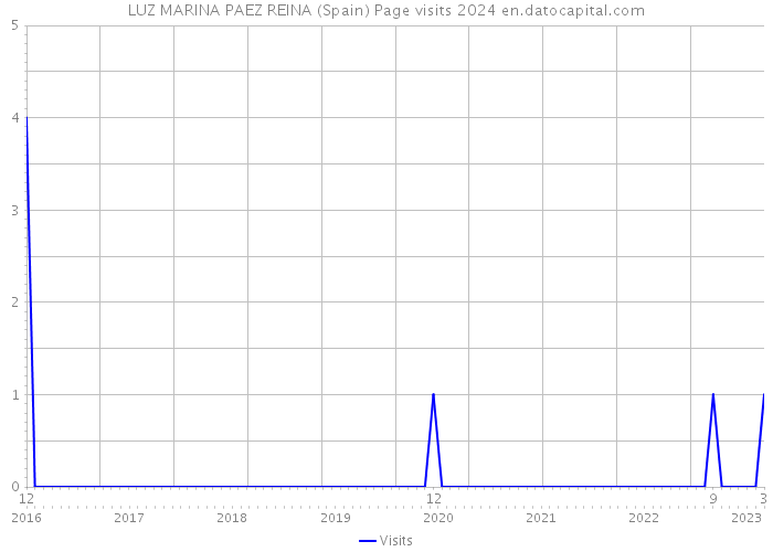 LUZ MARINA PAEZ REINA (Spain) Page visits 2024 