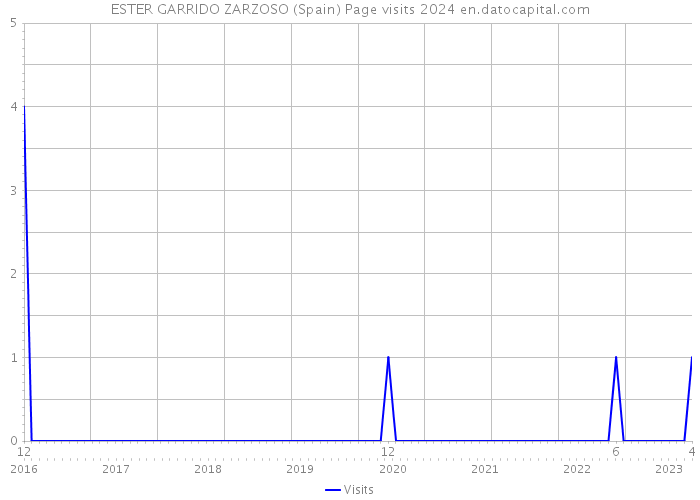 ESTER GARRIDO ZARZOSO (Spain) Page visits 2024 