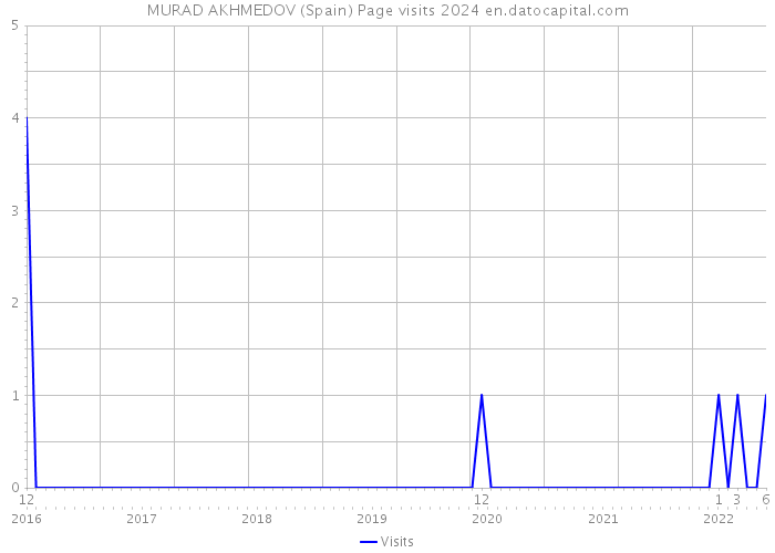 MURAD AKHMEDOV (Spain) Page visits 2024 