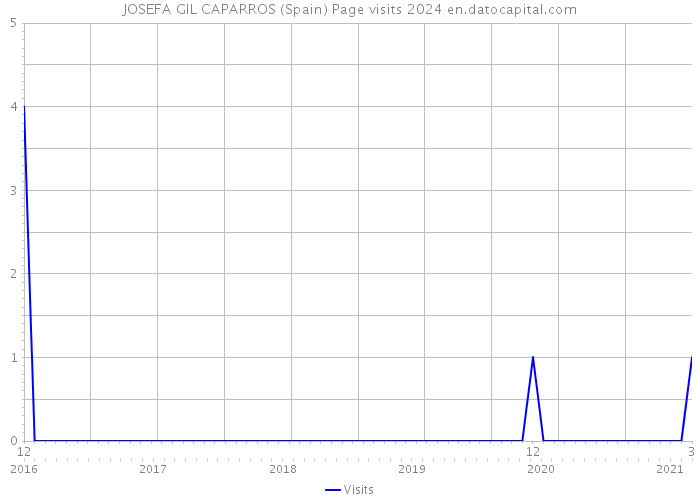 JOSEFA GIL CAPARROS (Spain) Page visits 2024 