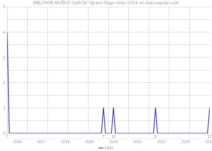 MELCHOR MUÑOZ GARCIA (Spain) Page visits 2024 