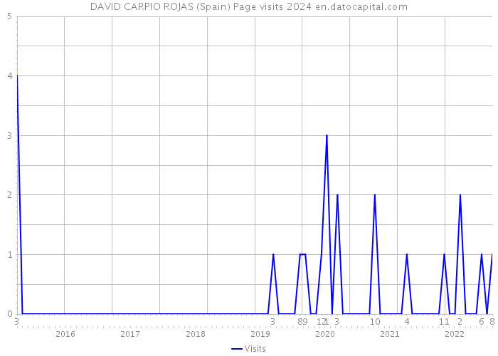 DAVID CARPIO ROJAS (Spain) Page visits 2024 