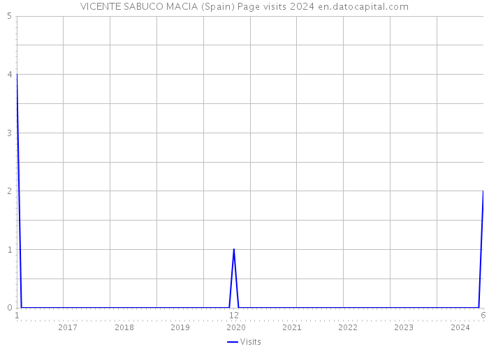 VICENTE SABUCO MACIA (Spain) Page visits 2024 