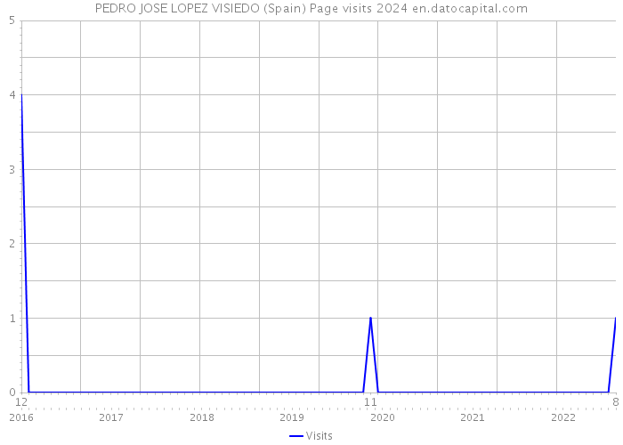 PEDRO JOSE LOPEZ VISIEDO (Spain) Page visits 2024 