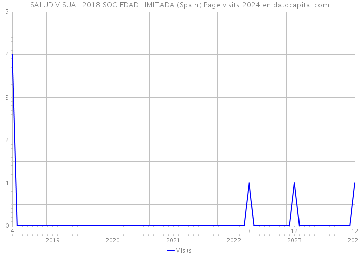 SALUD VISUAL 2018 SOCIEDAD LIMITADA (Spain) Page visits 2024 