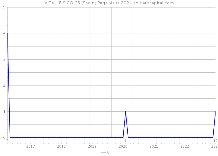 VITAL-FISICO CB (Spain) Page visits 2024 
