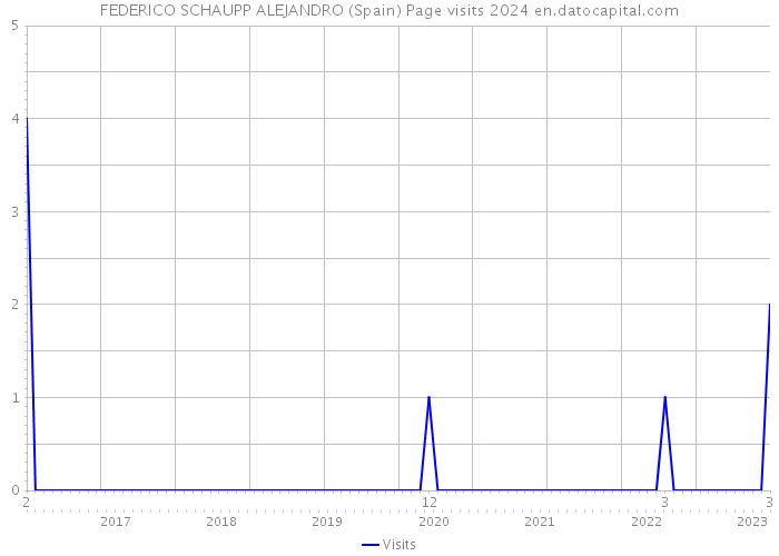 FEDERICO SCHAUPP ALEJANDRO (Spain) Page visits 2024 