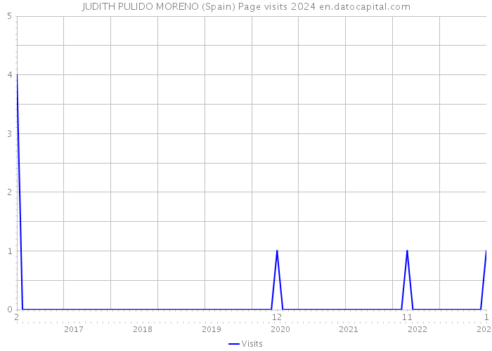 JUDITH PULIDO MORENO (Spain) Page visits 2024 