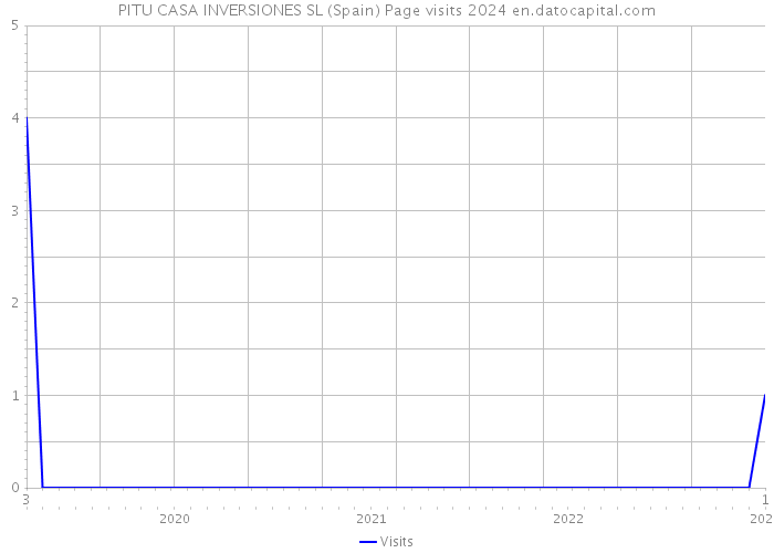 PITU CASA INVERSIONES SL (Spain) Page visits 2024 