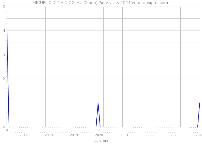 MIGUEL OLCINA NICOLAU (Spain) Page visits 2024 