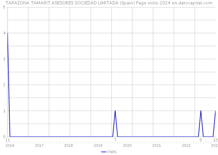 TARAZONA TAMARIT ASESORES SOCIEDAD LIMITADA (Spain) Page visits 2024 