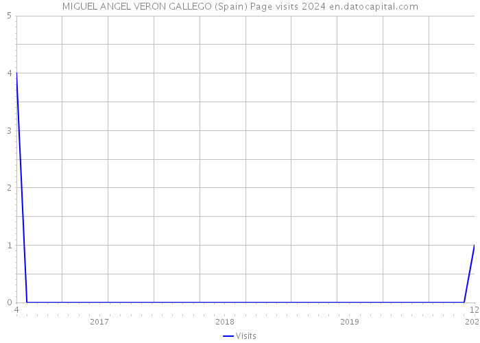 MIGUEL ANGEL VERON GALLEGO (Spain) Page visits 2024 