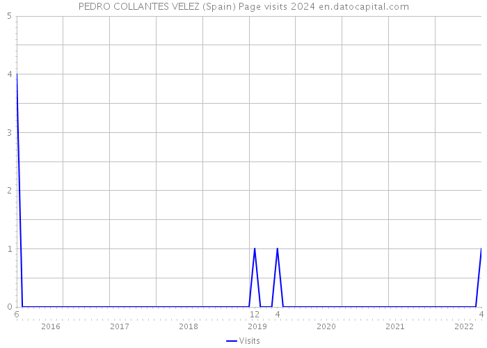 PEDRO COLLANTES VELEZ (Spain) Page visits 2024 