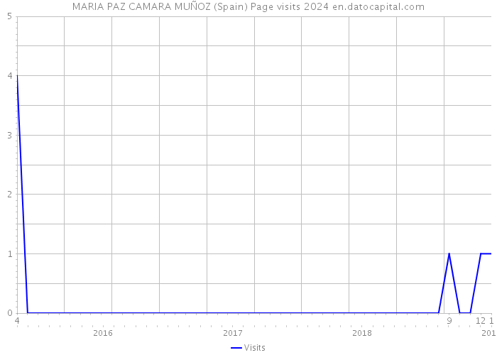 MARIA PAZ CAMARA MUÑOZ (Spain) Page visits 2024 