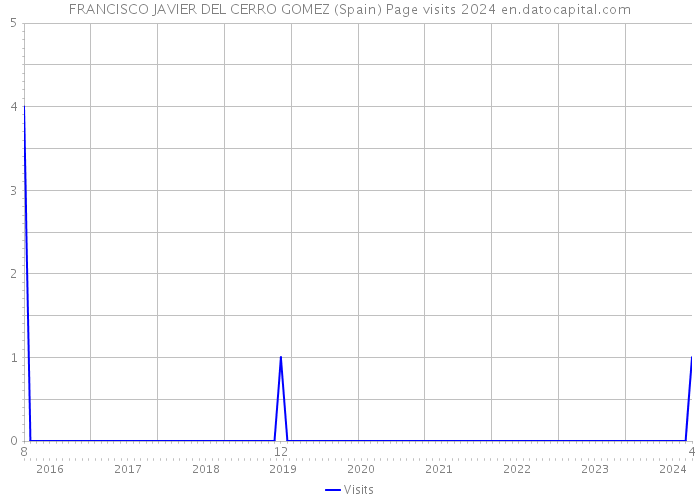 FRANCISCO JAVIER DEL CERRO GOMEZ (Spain) Page visits 2024 