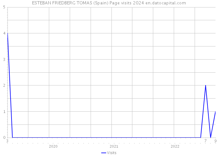 ESTEBAN FRIEDBERG TOMAS (Spain) Page visits 2024 
