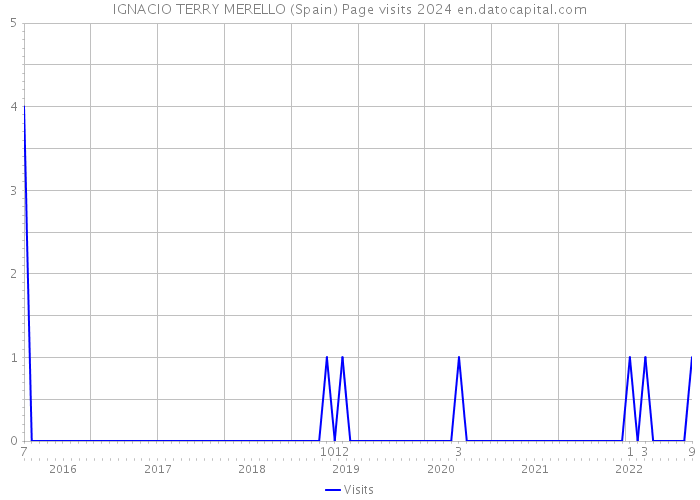 IGNACIO TERRY MERELLO (Spain) Page visits 2024 