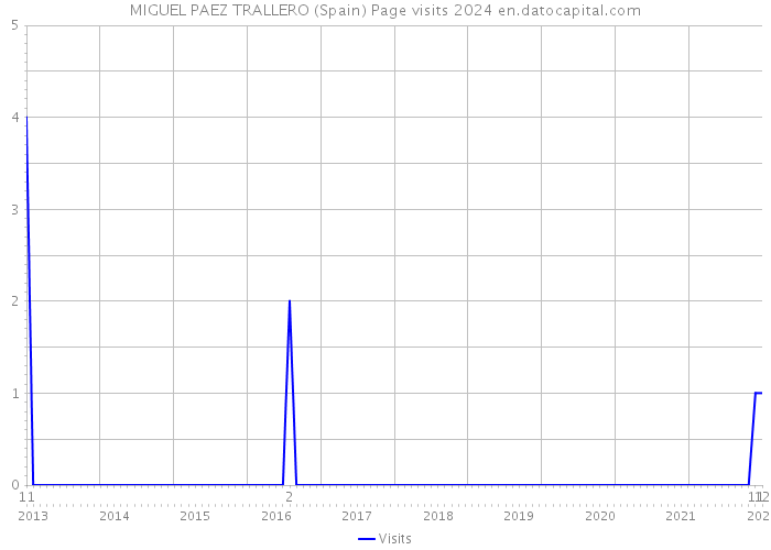 MIGUEL PAEZ TRALLERO (Spain) Page visits 2024 