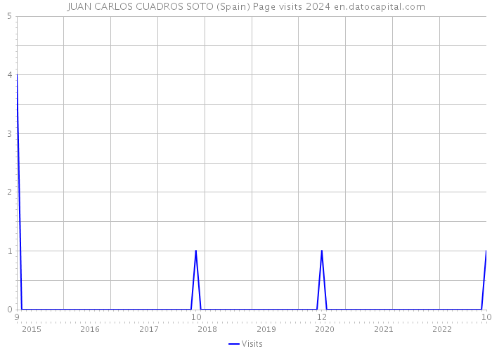 JUAN CARLOS CUADROS SOTO (Spain) Page visits 2024 