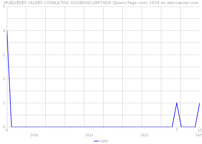 MUELLEDES VALDES CONSULTING SOCIEDAD LIMITADA (Spain) Page visits 2024 