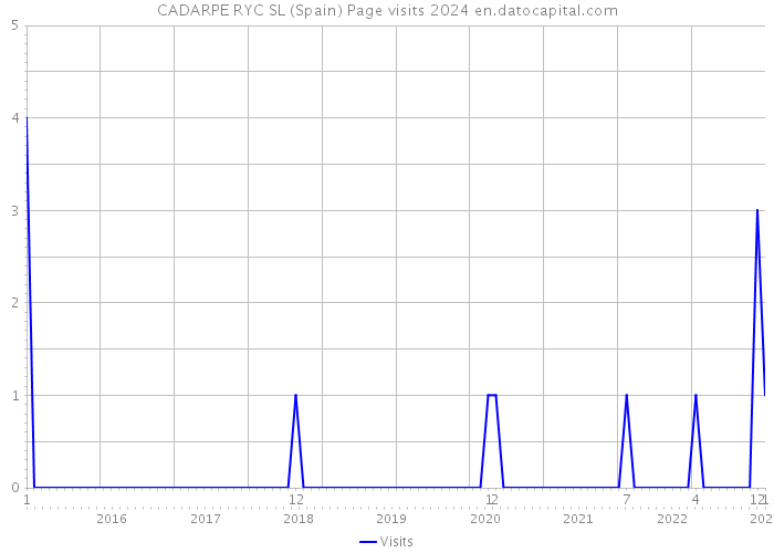 CADARPE RYC SL (Spain) Page visits 2024 