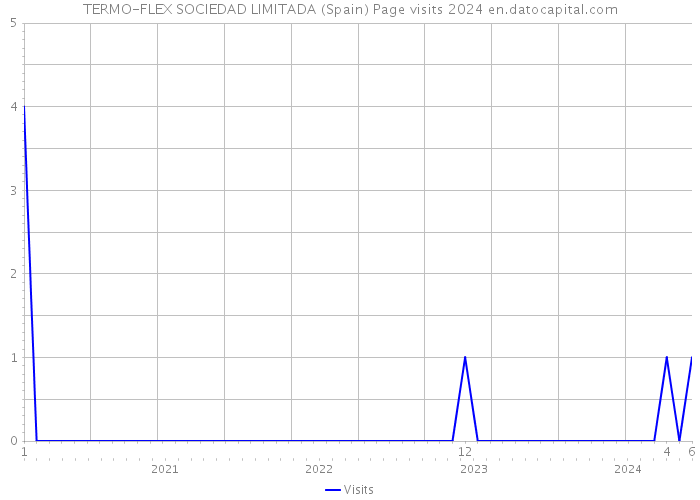 TERMO-FLEX SOCIEDAD LIMITADA (Spain) Page visits 2024 