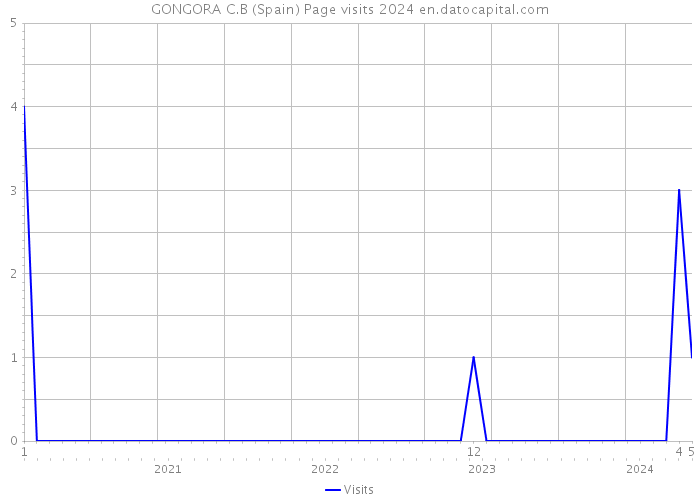 GONGORA C.B (Spain) Page visits 2024 
