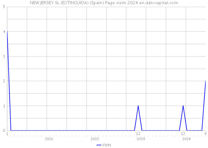 NEW JERSEY SL (EXTINGUIDA) (Spain) Page visits 2024 