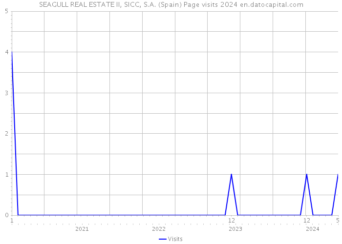 SEAGULL REAL ESTATE II, SICC, S.A. (Spain) Page visits 2024 