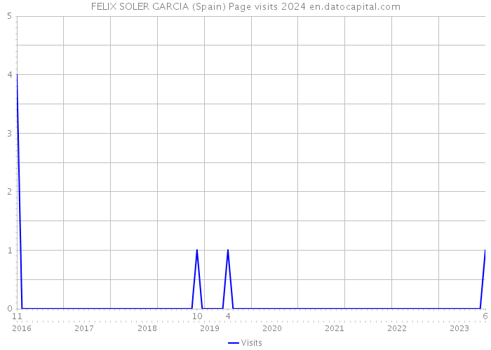 FELIX SOLER GARCIA (Spain) Page visits 2024 