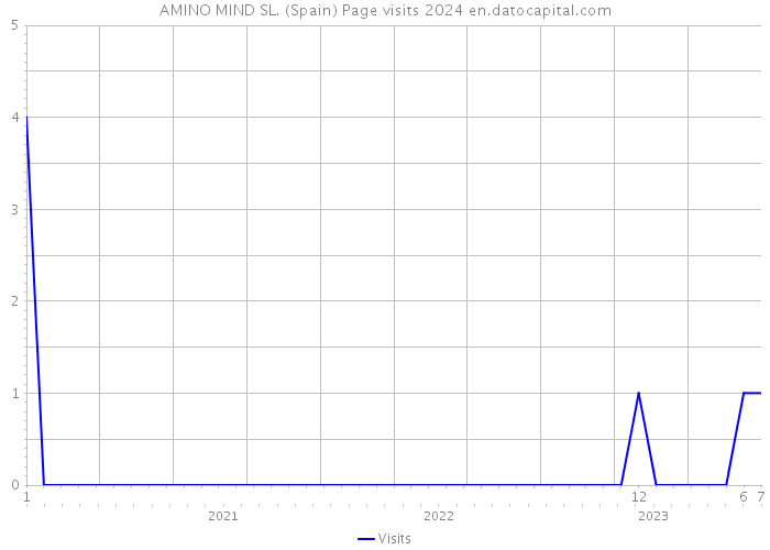 AMINO MIND SL. (Spain) Page visits 2024 