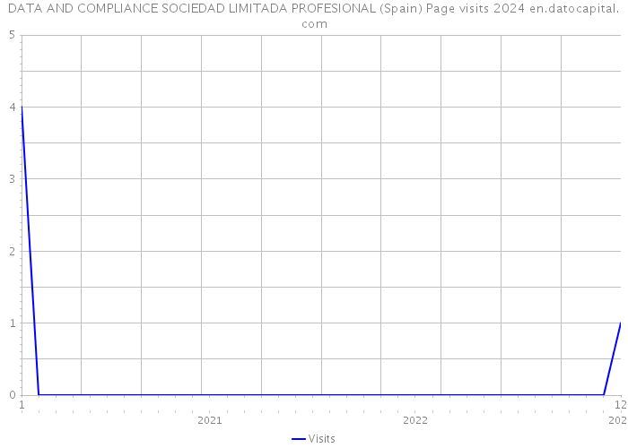 DATA AND COMPLIANCE SOCIEDAD LIMITADA PROFESIONAL (Spain) Page visits 2024 