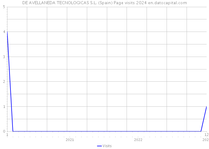 DE AVELLANEDA TECNOLOGICAS S.L. (Spain) Page visits 2024 