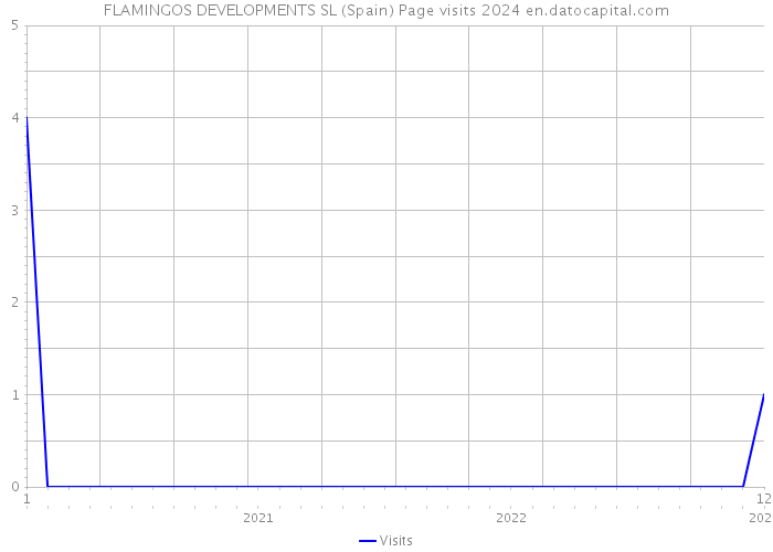 FLAMINGOS DEVELOPMENTS SL (Spain) Page visits 2024 