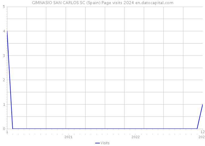 GIMNASIO SAN CARLOS SC (Spain) Page visits 2024 