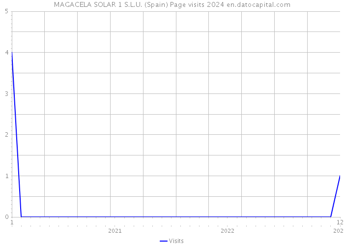 MAGACELA SOLAR 1 S.L.U. (Spain) Page visits 2024 