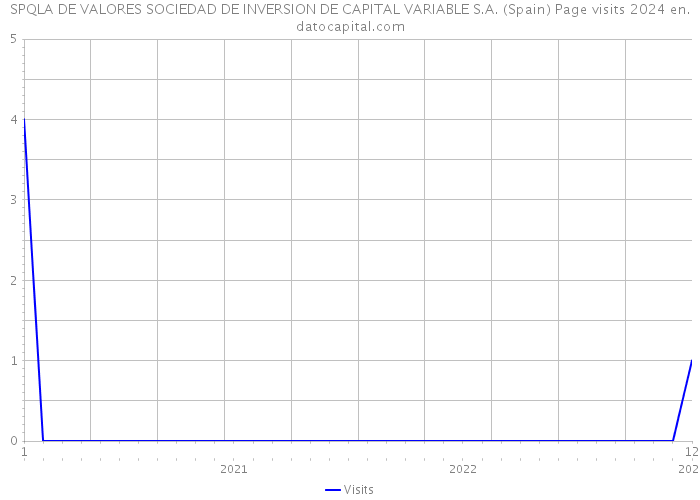 SPQLA DE VALORES SOCIEDAD DE INVERSION DE CAPITAL VARIABLE S.A. (Spain) Page visits 2024 