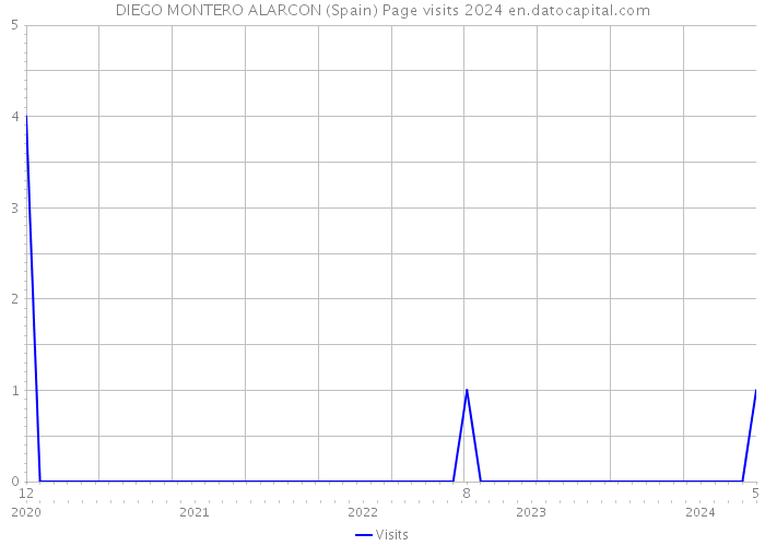 DIEGO MONTERO ALARCON (Spain) Page visits 2024 