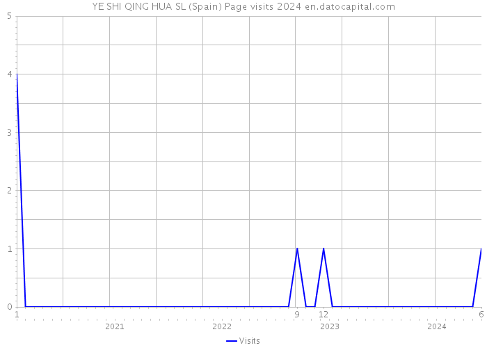 YE SHI QING HUA SL (Spain) Page visits 2024 