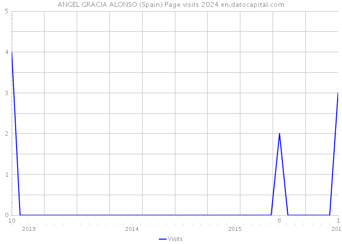 ANGEL GRACIA ALONSO (Spain) Page visits 2024 