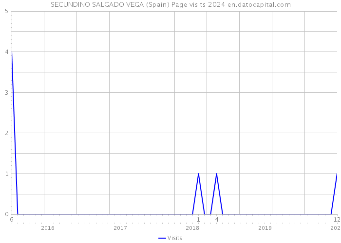 SECUNDINO SALGADO VEGA (Spain) Page visits 2024 