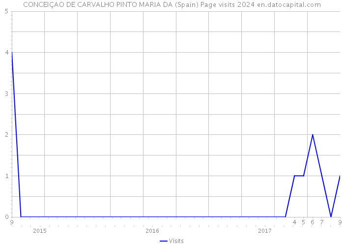 CONCEIÇAO DE CARVALHO PINTO MARIA DA (Spain) Page visits 2024 