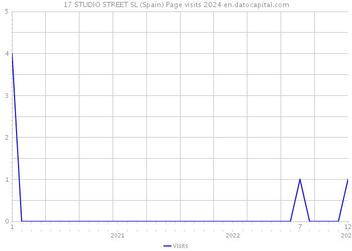 17 STUDIO STREET SL (Spain) Page visits 2024 