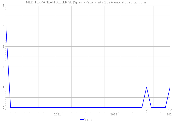 MEDITERRANEAN SELLER SL (Spain) Page visits 2024 