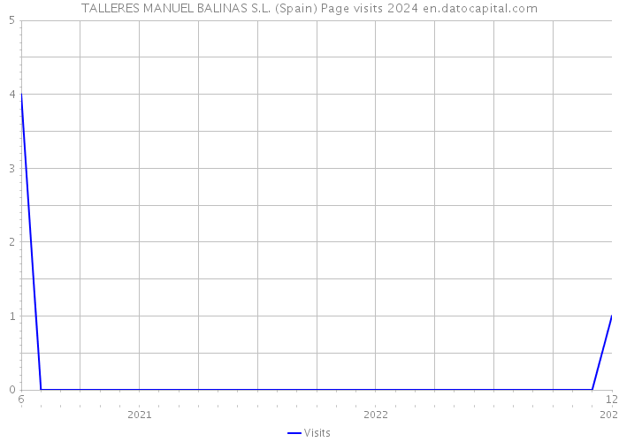 TALLERES MANUEL BALINAS S.L. (Spain) Page visits 2024 