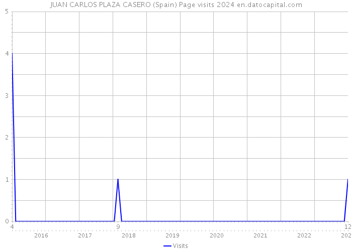 JUAN CARLOS PLAZA CASERO (Spain) Page visits 2024 