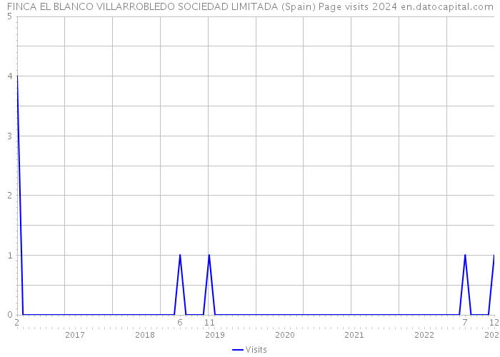 FINCA EL BLANCO VILLARROBLEDO SOCIEDAD LIMITADA (Spain) Page visits 2024 