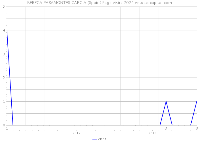 REBECA PASAMONTES GARCIA (Spain) Page visits 2024 