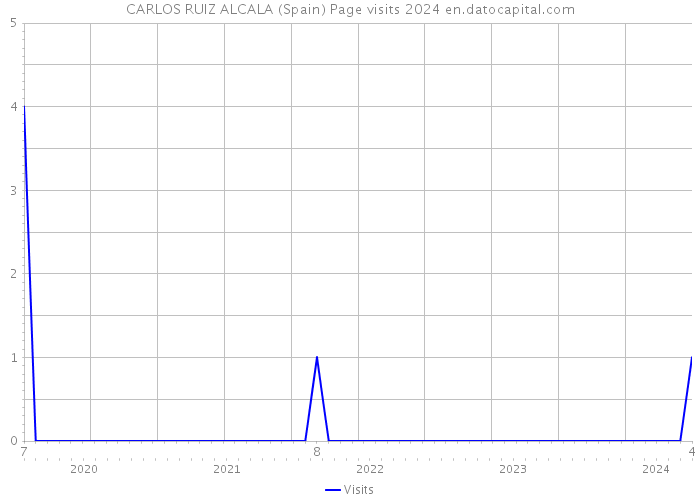 CARLOS RUIZ ALCALA (Spain) Page visits 2024 